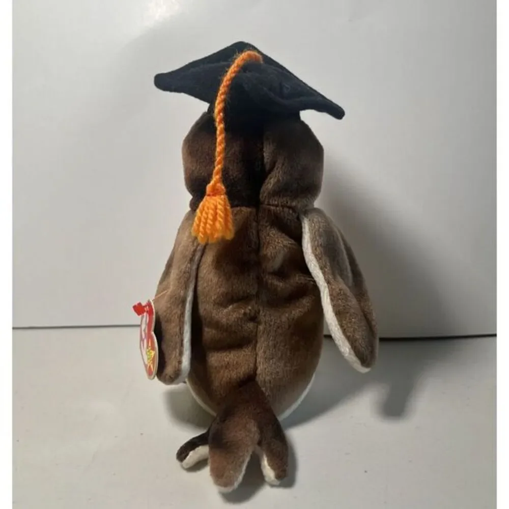 Wise The‎ Owl TY Original Beanie Baby - New With Tags